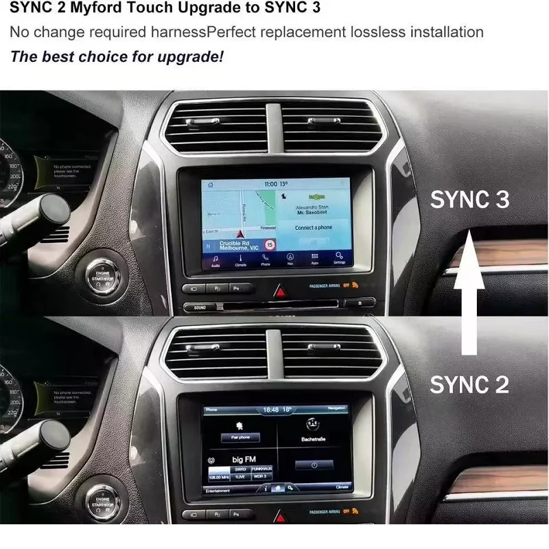 Geeignet für Ford Lincoln Sync 3 Werks-SYNC2 zu SYNC3 Upgrade-Kit APIM-Modul Antenne Carplay GPS-Navigation Passend – Detail 2