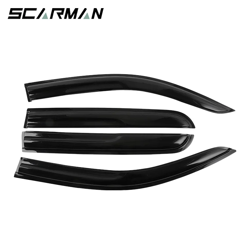 

Acrylic Car Rain Guard Window Deflectors Window Visor Rain Visors For Toyota Hilux REVO, Exterior Accessories