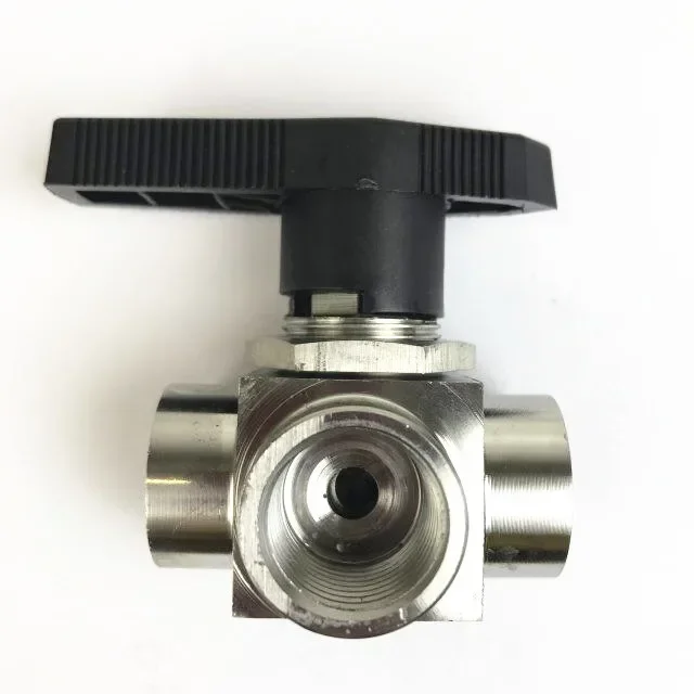 

3way ball valve stainless steel SS welding 3 way ball valve