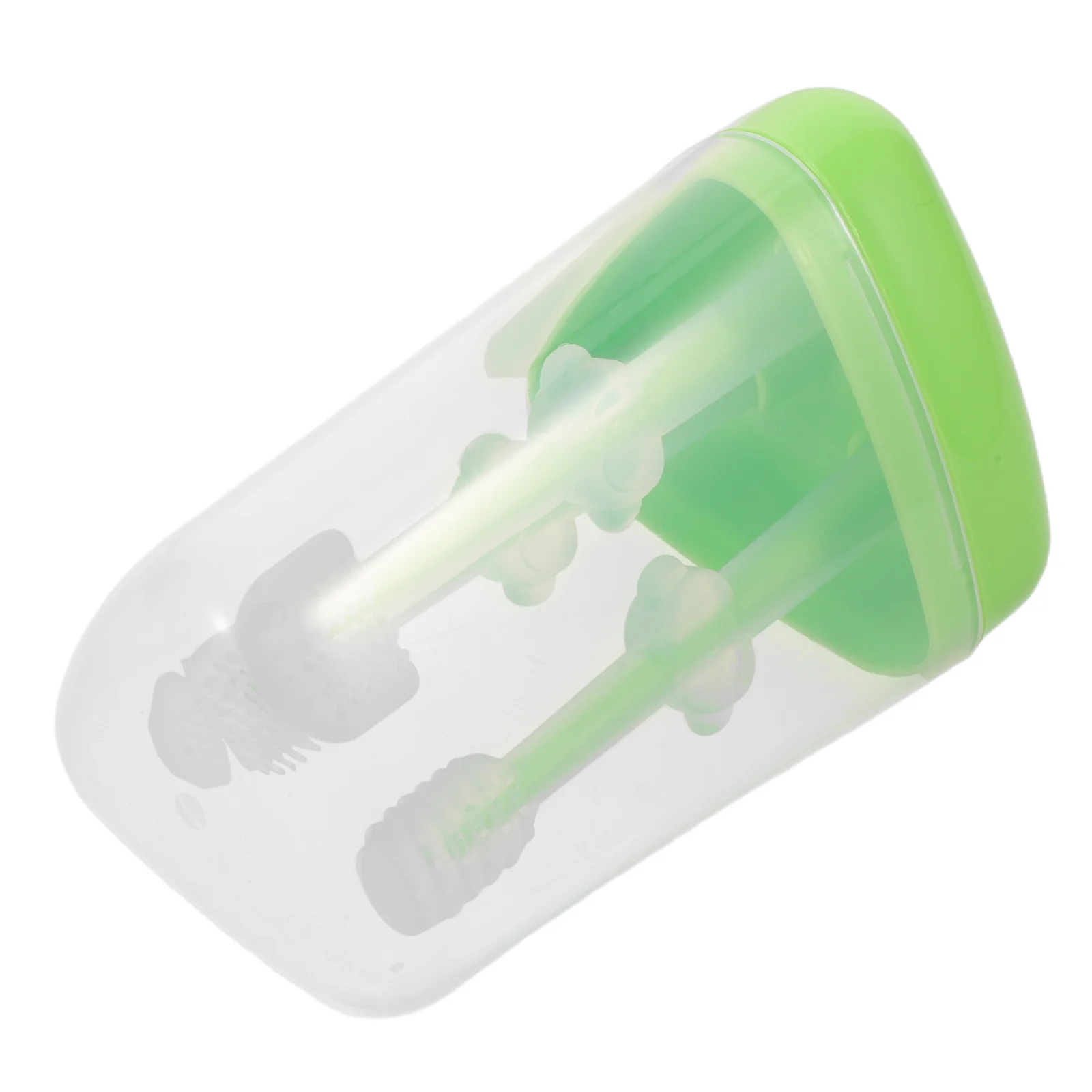 

1Set Baby Oral Care Kit Soft Silicone Toothbrush Infant Finger Brush Tongue Cleaner Newborn Training Brush Toothbrush Kids