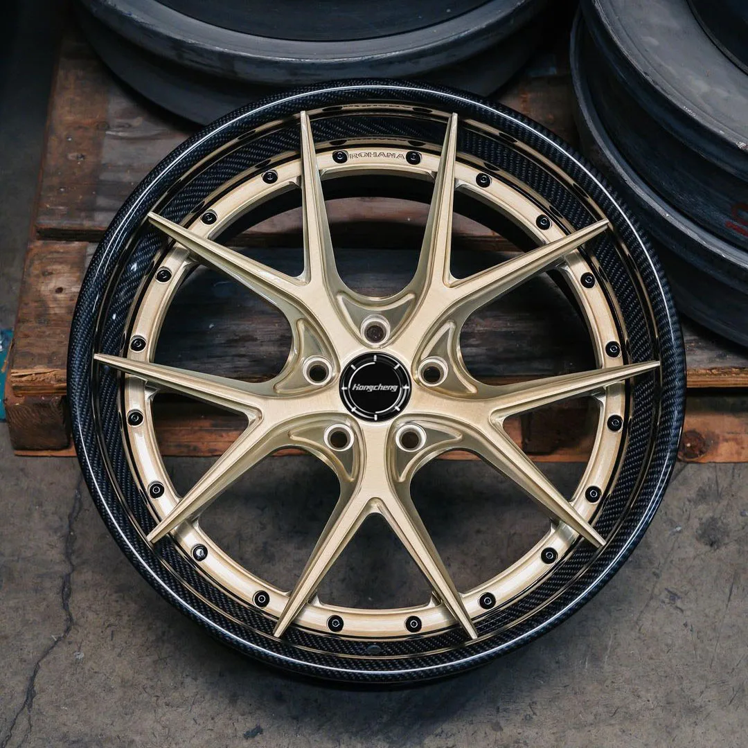 18 "19" 20 "21" 22 23 24 بوصة 2 قطعة عجلات مزورة 5x114.3 5X120 5X130 عجلات من ألياف الكربون جنوط السيارة لمرسيدس كورفيت Bmw
