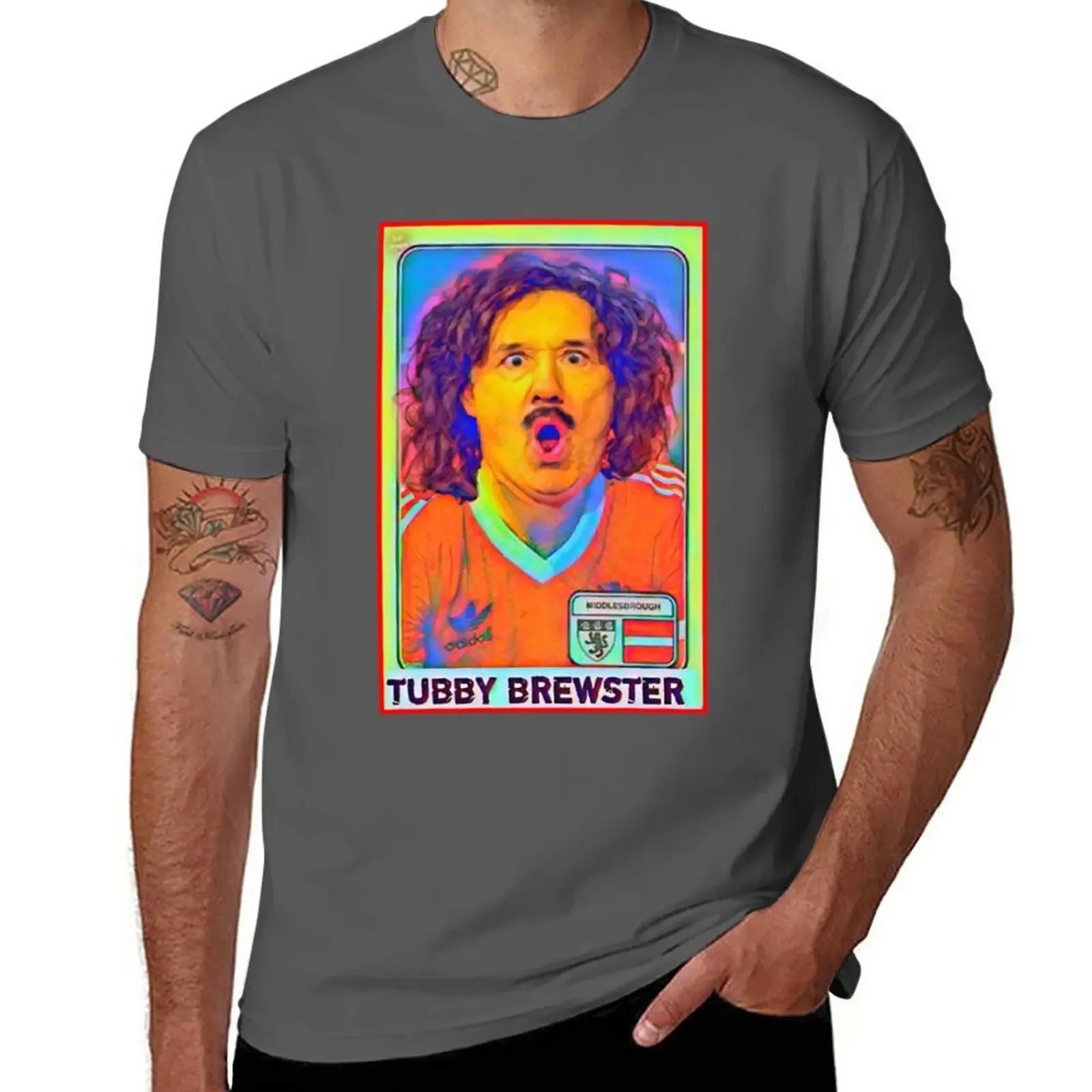 Tubby Brewster Signs For Boro T-Shirt tops tees men graphic t shirts