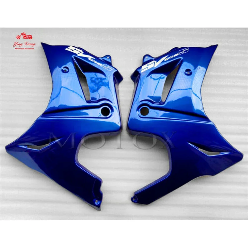 Fit For SUZUKI 2003 - 2011 SV650 SV650S Motorcycle Accessories Bodywork Left + Right Side Fairing Belly Pan 2004 2005 2006 2007