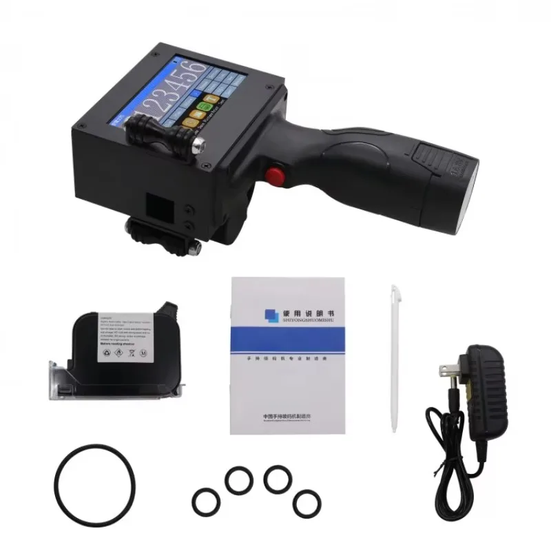 NEW K3+ Handheld Inkjet Printer with Touch Screen for Handwriting Featuring Imported Black Ink Cartrid for Testing Purposes