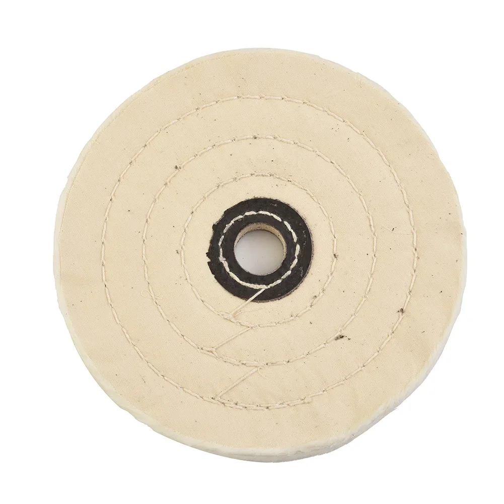 

Polish Polishing wheel Disc Grinder Jewelry Buffing Flannel Metal Attachment Stainless steel 150mm 6 Inch White