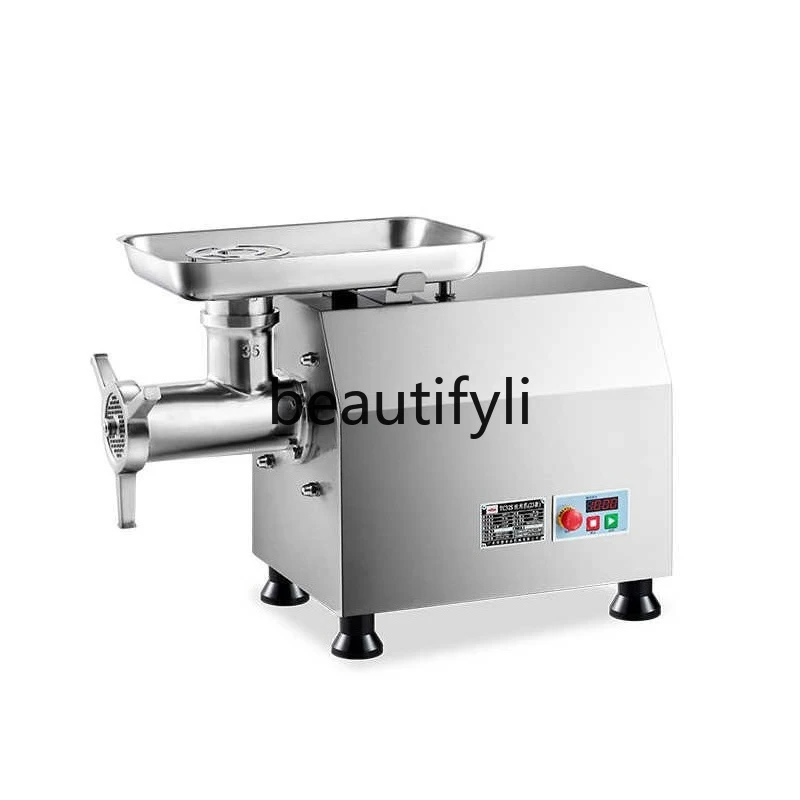 

Commercial Electric Stainless Steel High-Power Pure Copper Fully Automatic Meat Grinder Large