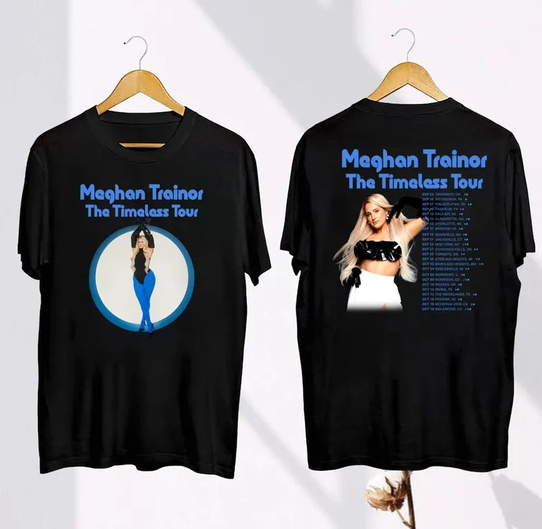 Meghan Trainor Graphic Shirt, Meghan Trainor The Timeless Tour 2024 T-Shirt