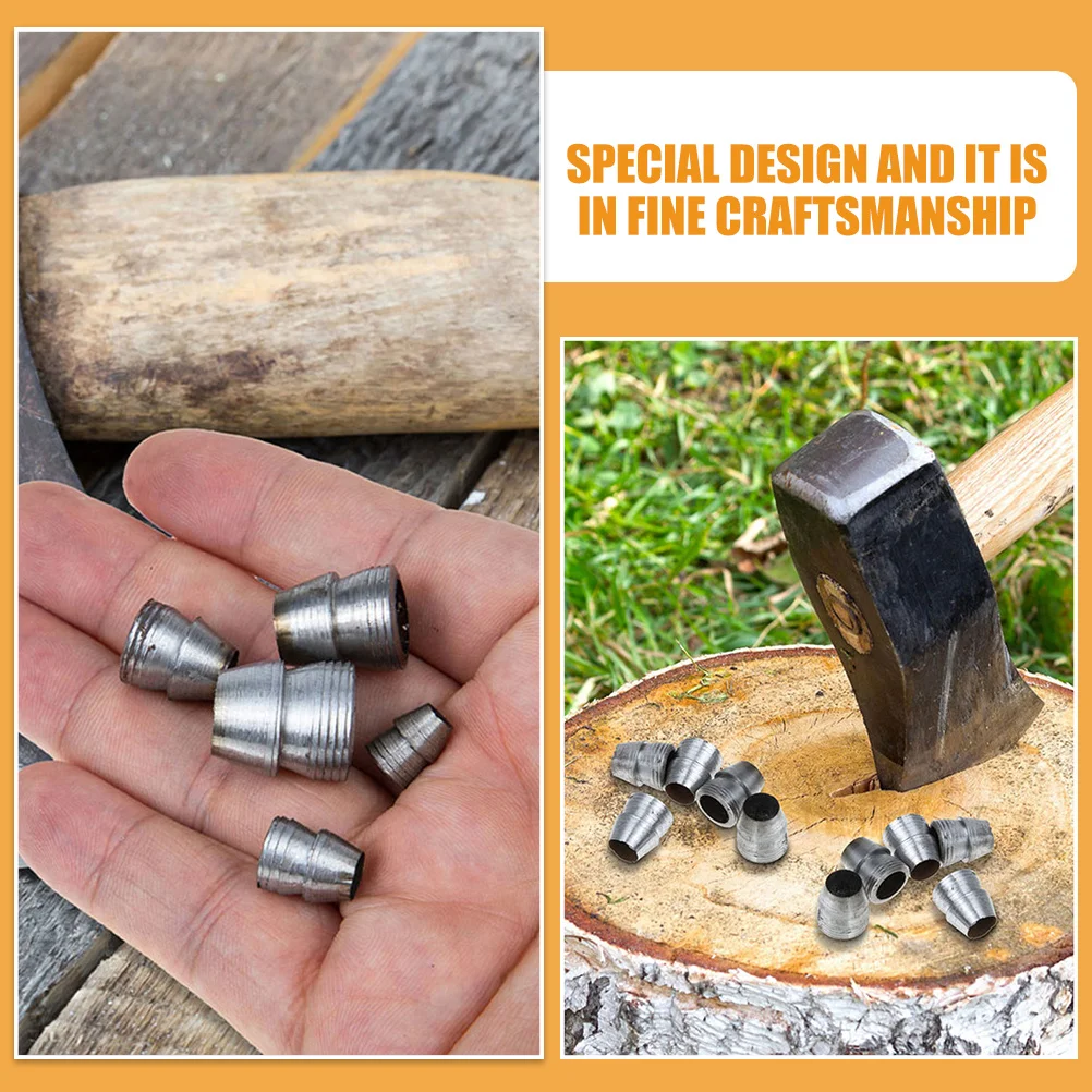 

25Pcs Iron Axe Wedges Sturdy Metal Handle Fixing Accessories Practical Replacement Tool Supplies Axe Handle Wedge