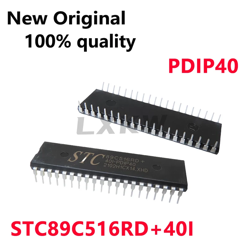 5-10/قطعة جديد الأصلي 89C516RD STC89C516RD + 40I-PDIP40 STC89C516RD + 40I شريحة واحدة رقاقة الحواسيب الصغيرة في المخزون