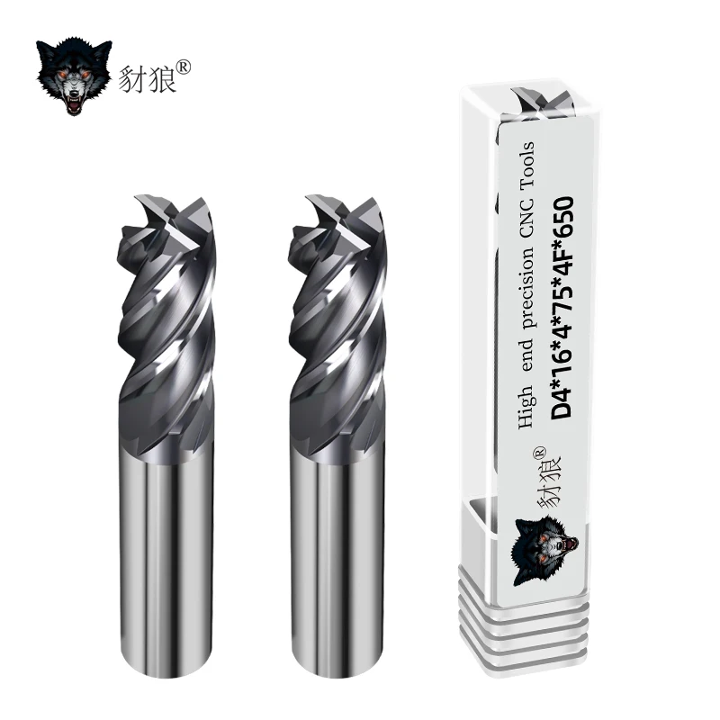 

Hrc65 4 Flute Endmill Alloy Tungsten Steel Cnc Maching Wholesale Top Milling Machine Tools For Steel Woodworking