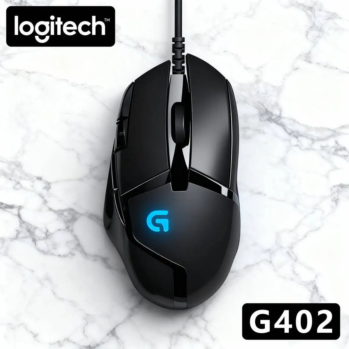 

Проводная мышь Logitech G402, киберспортивная игра, посвященная редактируемым макрокомпьютером, настольным ноутбуком, ест курицы CSGO