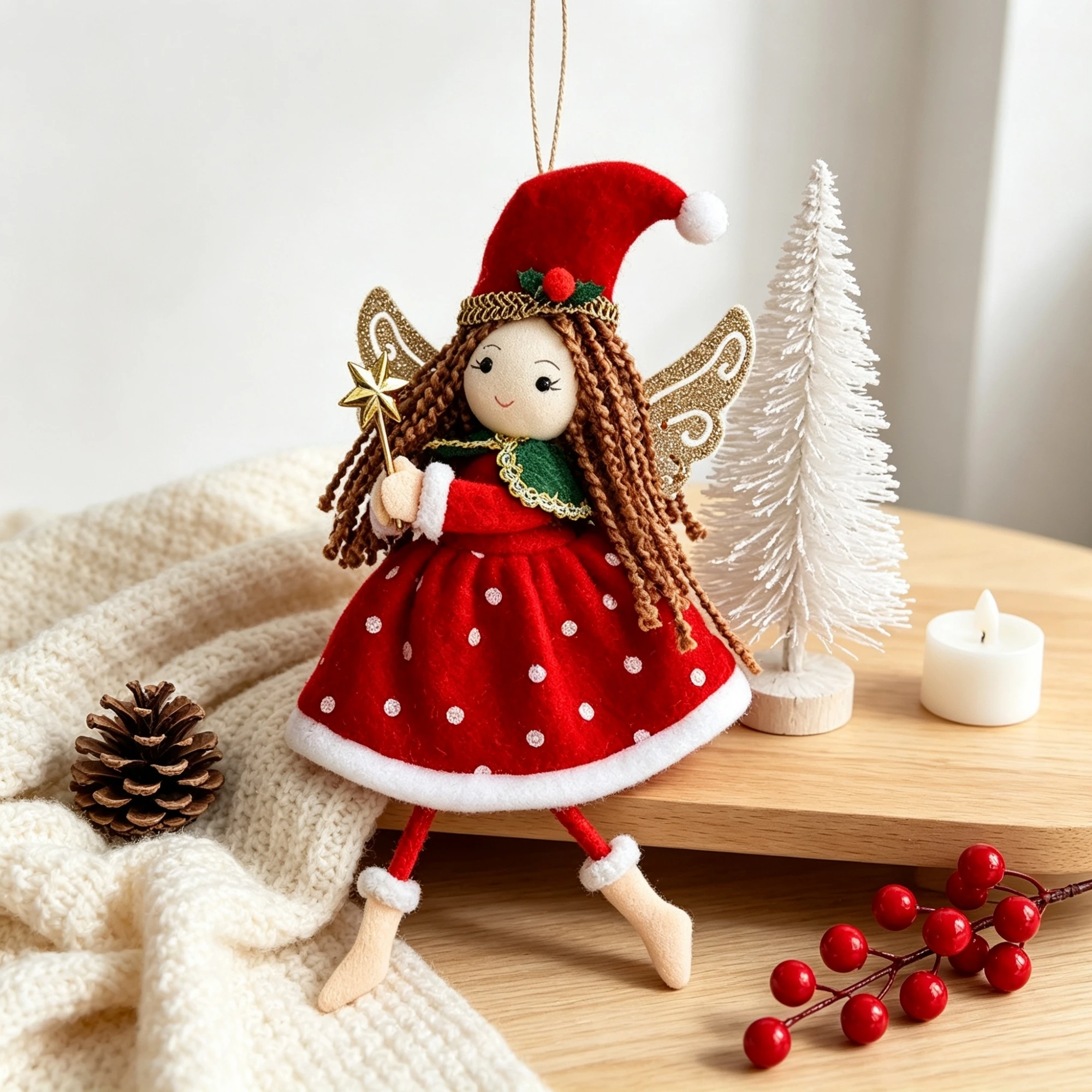 Cute Christmas Hanging Angel Doll Ornament