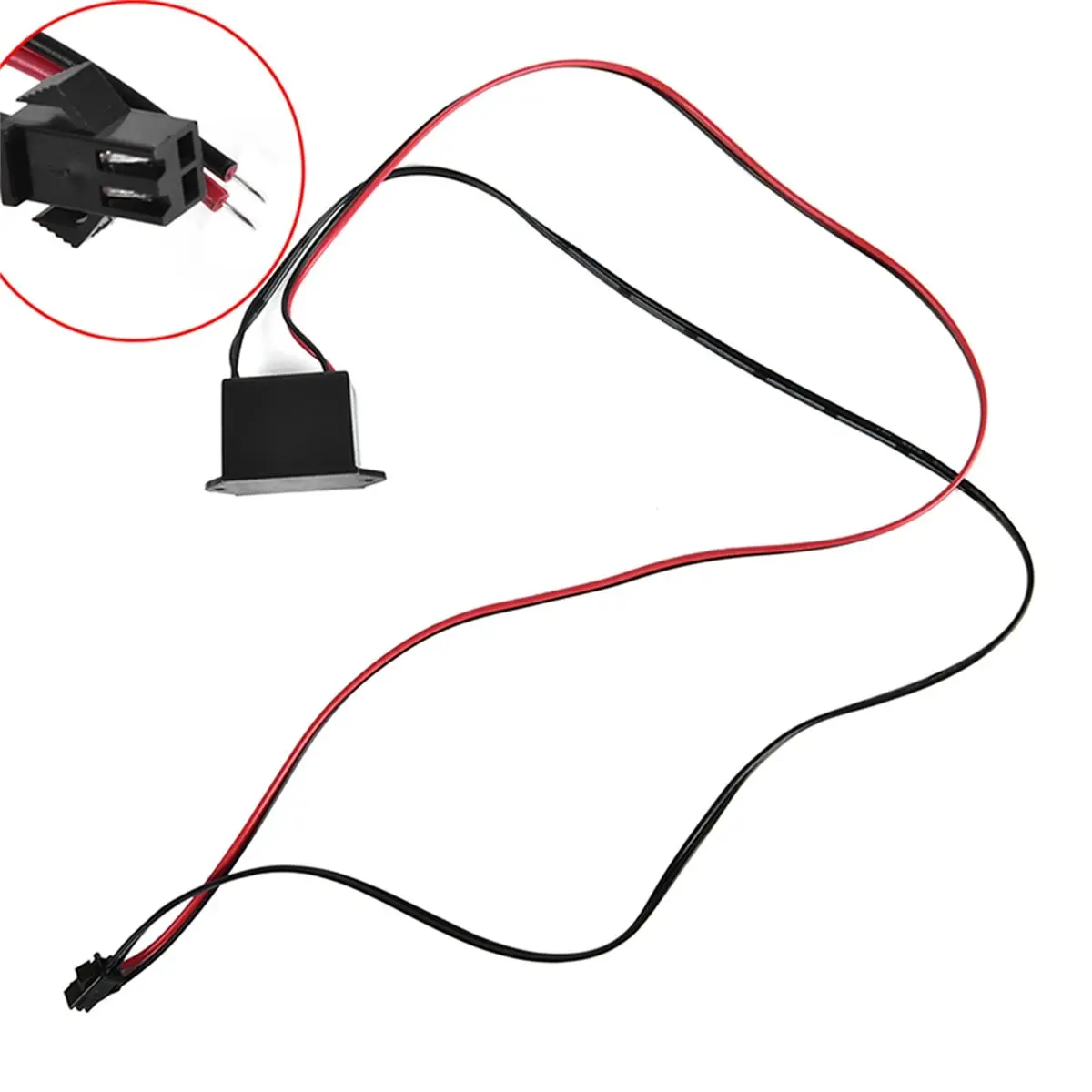 DT85 HOT 5pcs DC 12V Mini Neon EL Wire Power Driver Controller for 1-5M Glow Cable Strip Light Inverter Supply Adapter