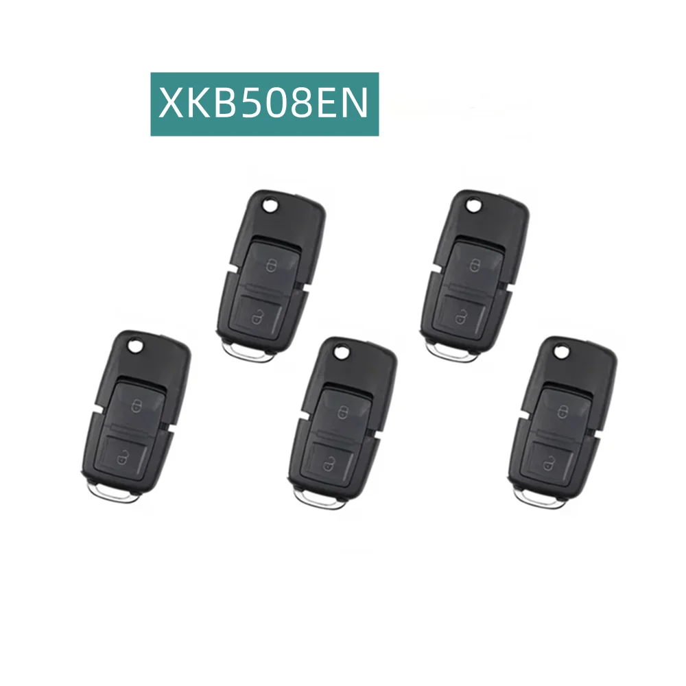 5pcs/lot XHORSE XKB508EN Wire Universal Remote Key B5 Style 2 Buttons for VVDI Key Tool / VVDI2 (English Version)