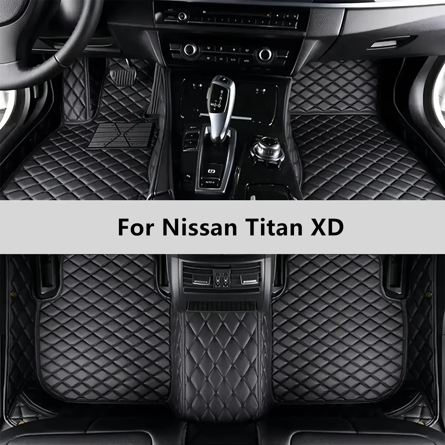 Custom Car Floor Mats For Nissan Titan XD 2020 2021 2022 2023 2024 2025 2026 2027 2028 Floor Mat Car Mat Accessories Interior