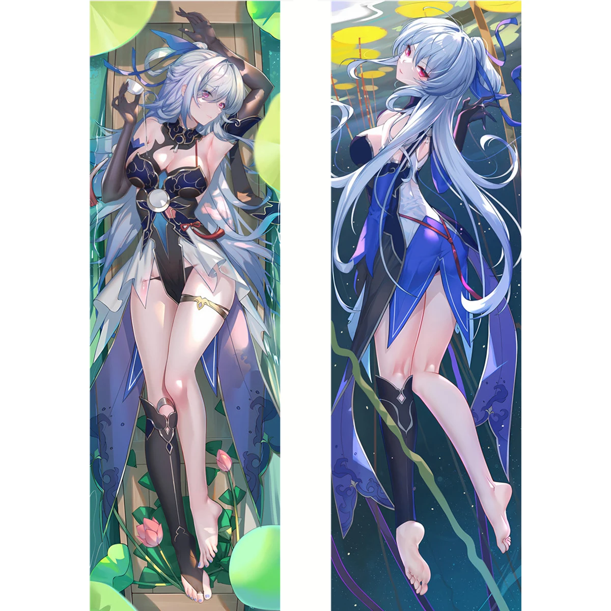 

Anime Game Dan Heng Honkai Dakimakura Jingliu Pillow Cover Benghuai Cosplay Characters Blade Long Life Size Body Pillowcase