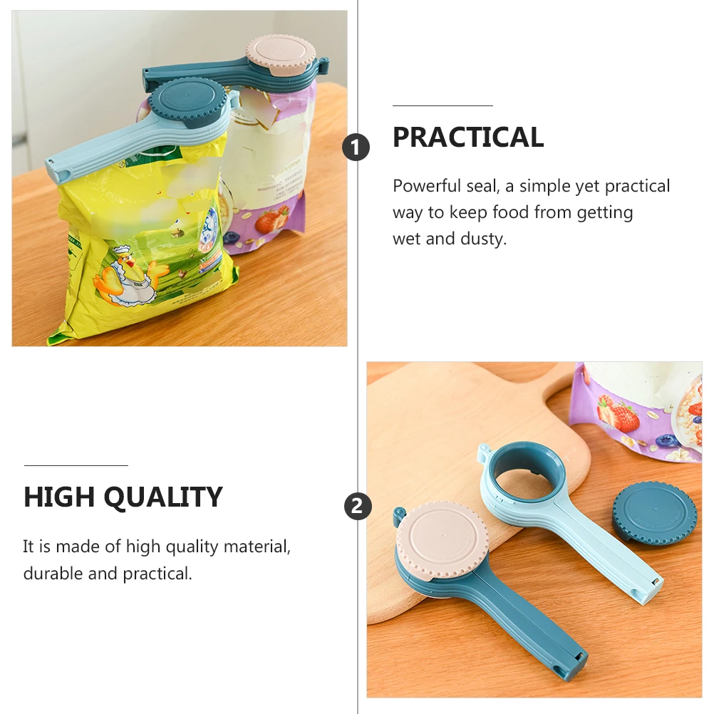 

Sealing Clip Large Diameter Food Freshness Clamp Storage Bag Pour out Nozzle Plastic Snack Preservation