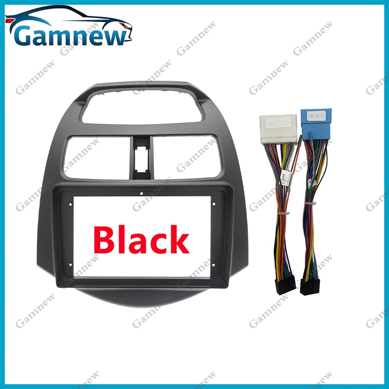 9 Inch Car Frame Fascia Adapter Android Radio Dash Fitting Panel Kit For Chevrolet Spark Daewoo Matiz 2009-2016