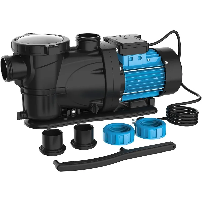 In/Above Ground Pool Pump High Flow Powerful Self Priming Pool Pump,3HP 7860 GPH 115V