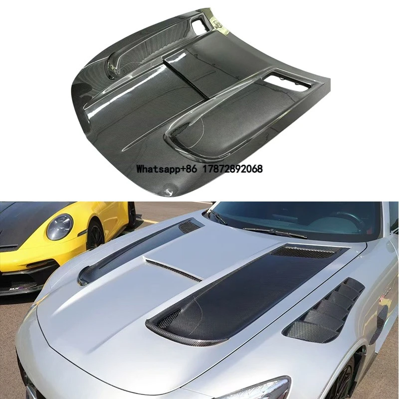 New Arrival Dry Carbon Hood For GT GTC GT50 GT63 Upgrade to BS Style Facelift Car Bodykit Bonnet