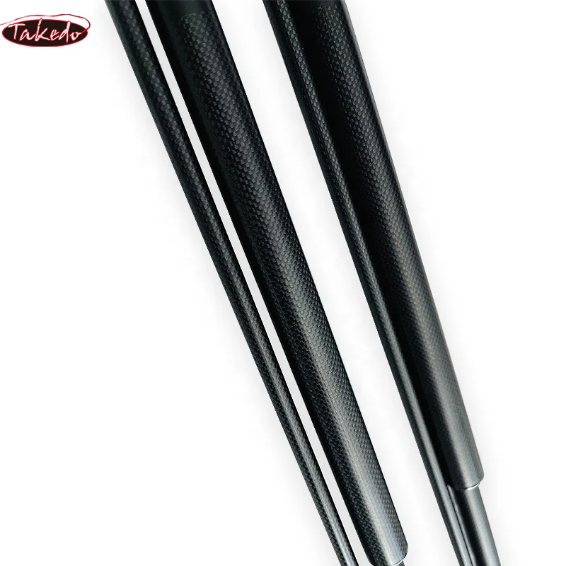 TAKEDO TK19011 Hight Carbon 9' 10' Carp Rod Blanks 3 Sections Telescopic Carp Fishing Rod 1K Travel Fishing Rods Blanks