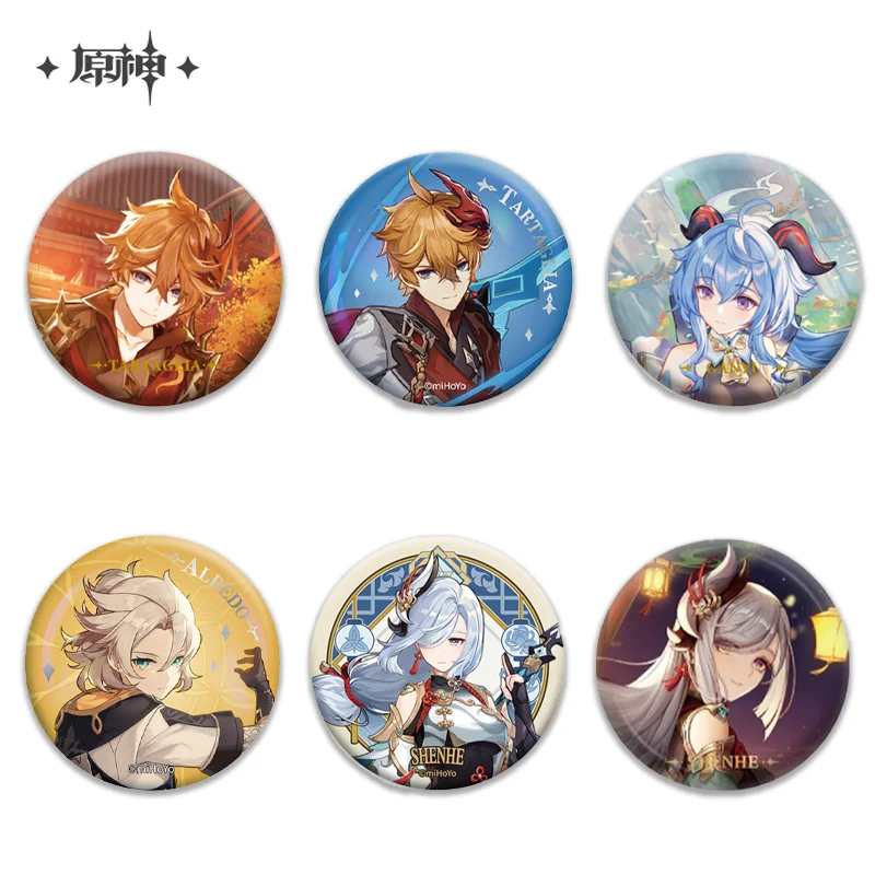 

Значок Genshin Impact Authorized-Moble Game — Диаметр 5,8 см Тематическая серия Nichigan