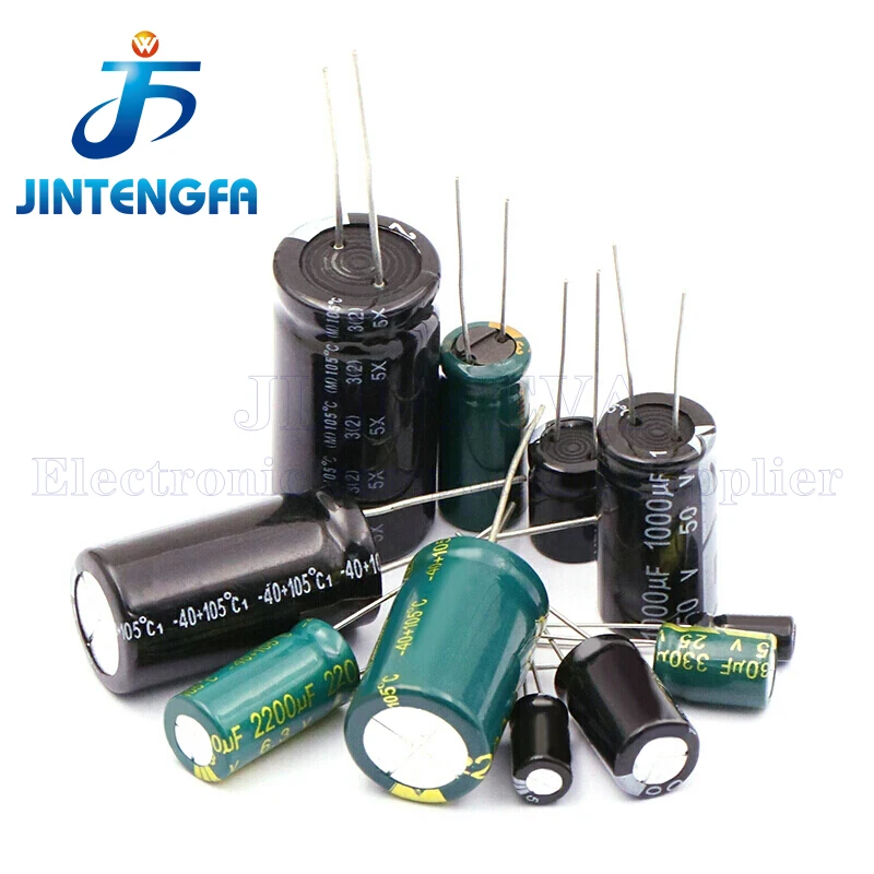 10PCS 68UF 50V 100V 250V 400V 450V 6*12/10*13/13*25/16*25MM High Frequency Low ESR Aluminum Electrolytic Capacitor DIP