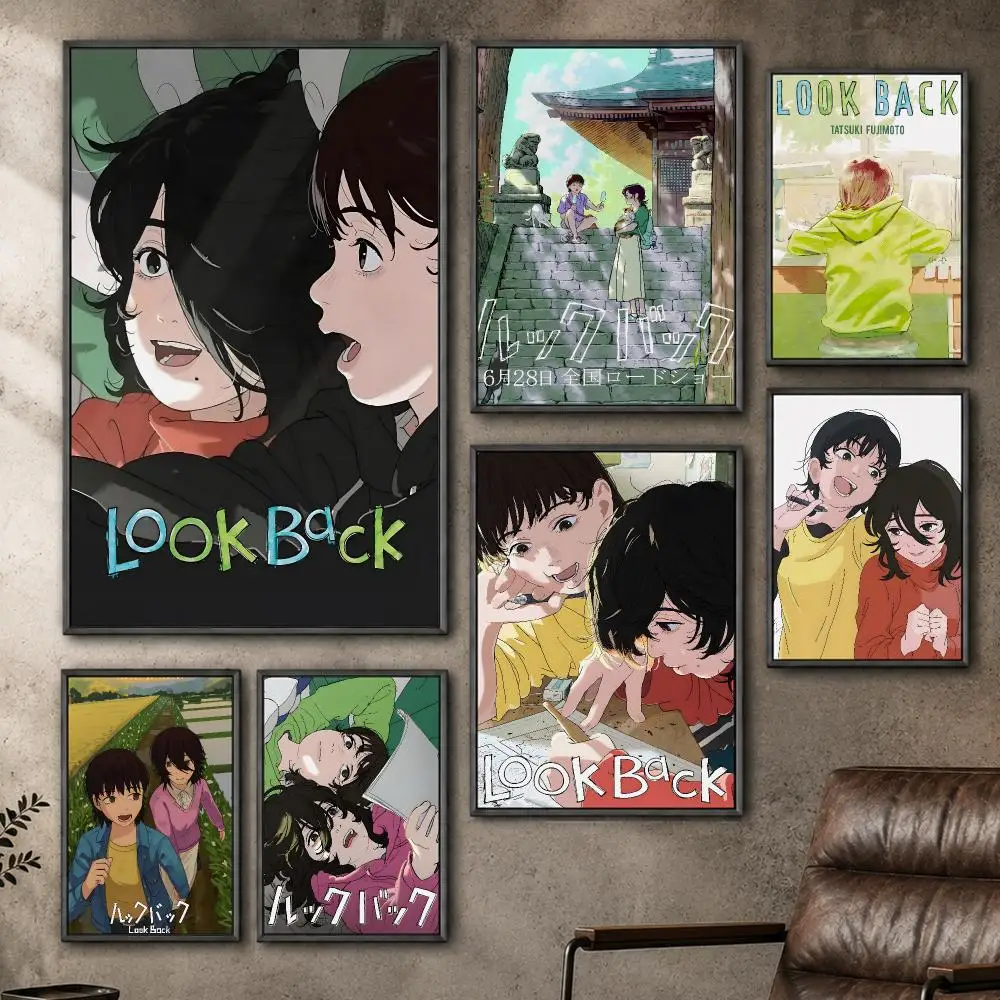 Anime Look Back Manga Fujimoto Japanese Poster  PP Self Adhesive Home Garage Dorm Bar Wall Decor Aesthetic Retro Gift