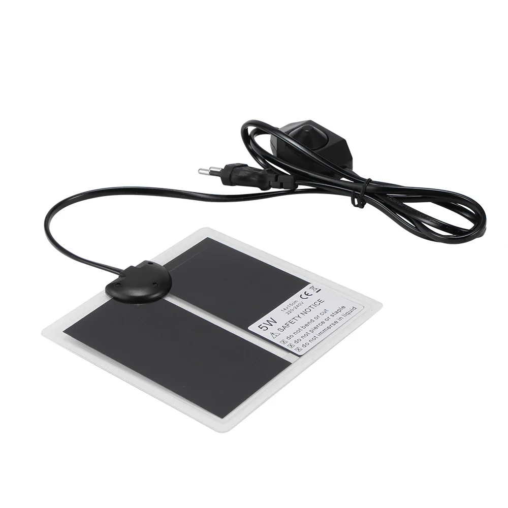 Pet Warm Heater Reptile Pet Heating Pad Pet Reptile Vivarium Terrarium Warm Heater with Thermostat Controller EU Plug