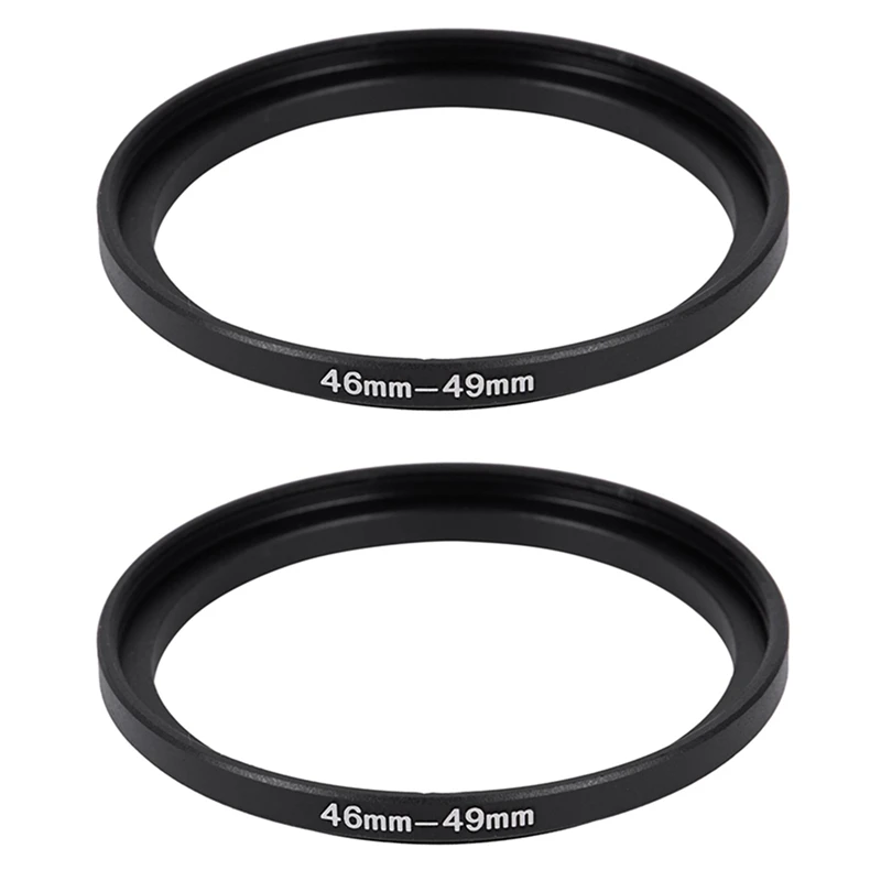 2X Self-Repairing Cameras 46 Mm To 49 Mm In Step Up Filter Adapter