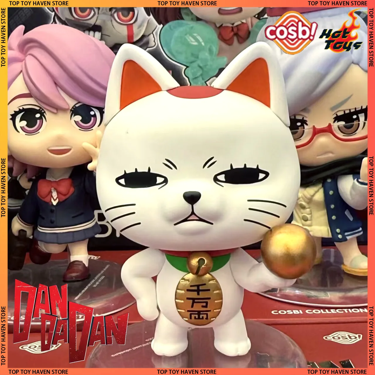 

Hottoys Dandadan Cosbi Collection Chibi Q-Version Фигурки 8 + 1 Слепая коробка Аниме Кукла Декор Okarun Momo Скорость Бабушка Игрушка из ПВХ