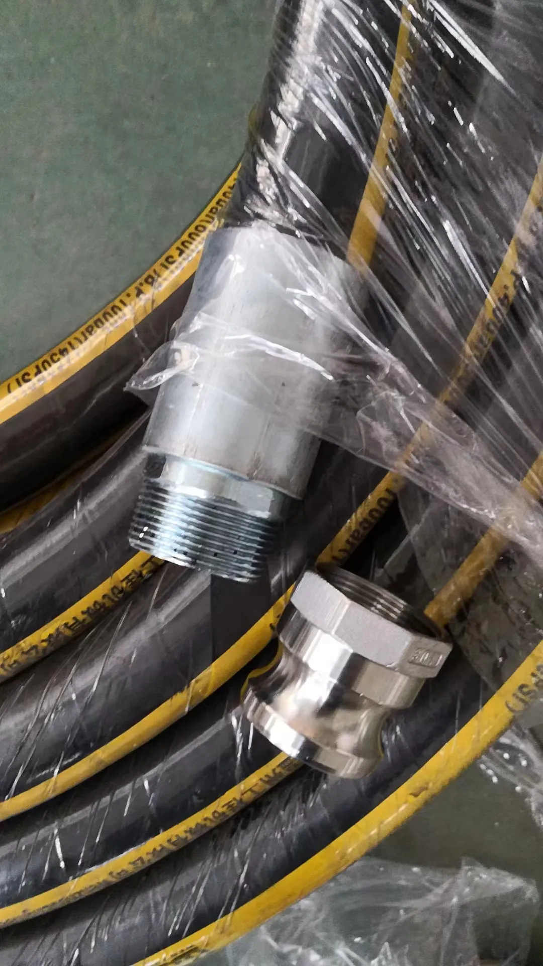 Wallgoe 1 Inch ID25mm Cement Concrete Pump Rubber Hose for Plastering Mortar Flexible 10m Length