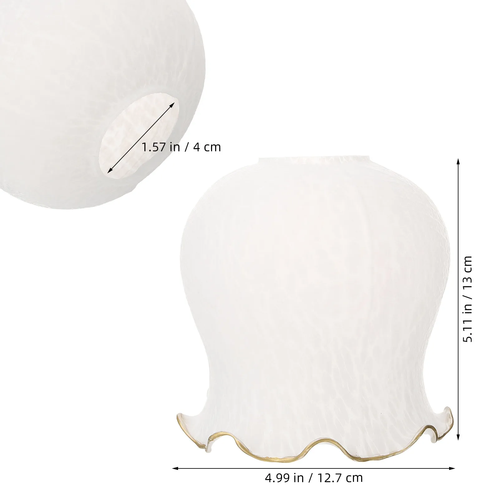 Glass Lampshade Replacement for Ceiling Light Pendant Lamp Shade Decorative Glass Lamp Shade Cover Lampshade for Chandelier