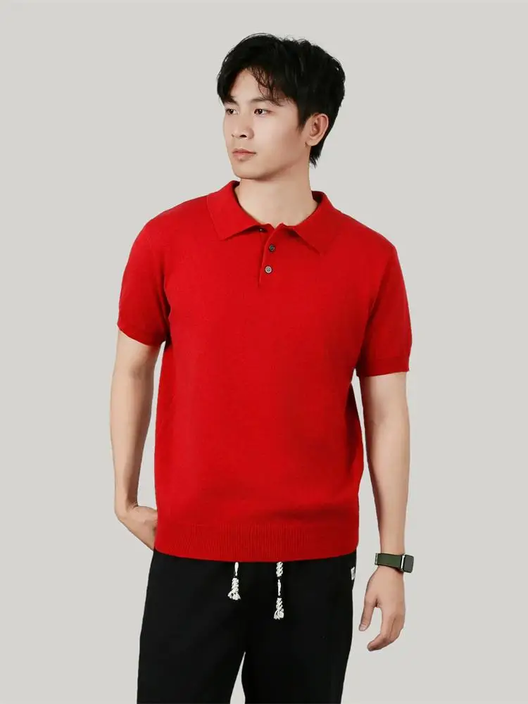 

Трикотажные рубашки поло из хлопка и полиэстера для мужчин с коротким рукавом, повседневные, Новое поступление, качественные, мягкие, удобные, эластичные, Camisas De Hombre