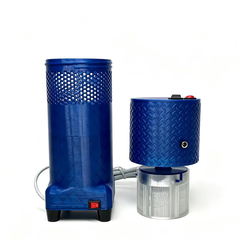 Semi‑Automatic Watch Parts Cleaning Machine with Drying Function, Complete Mesh Filter Set for Watch Repair Workshop Use