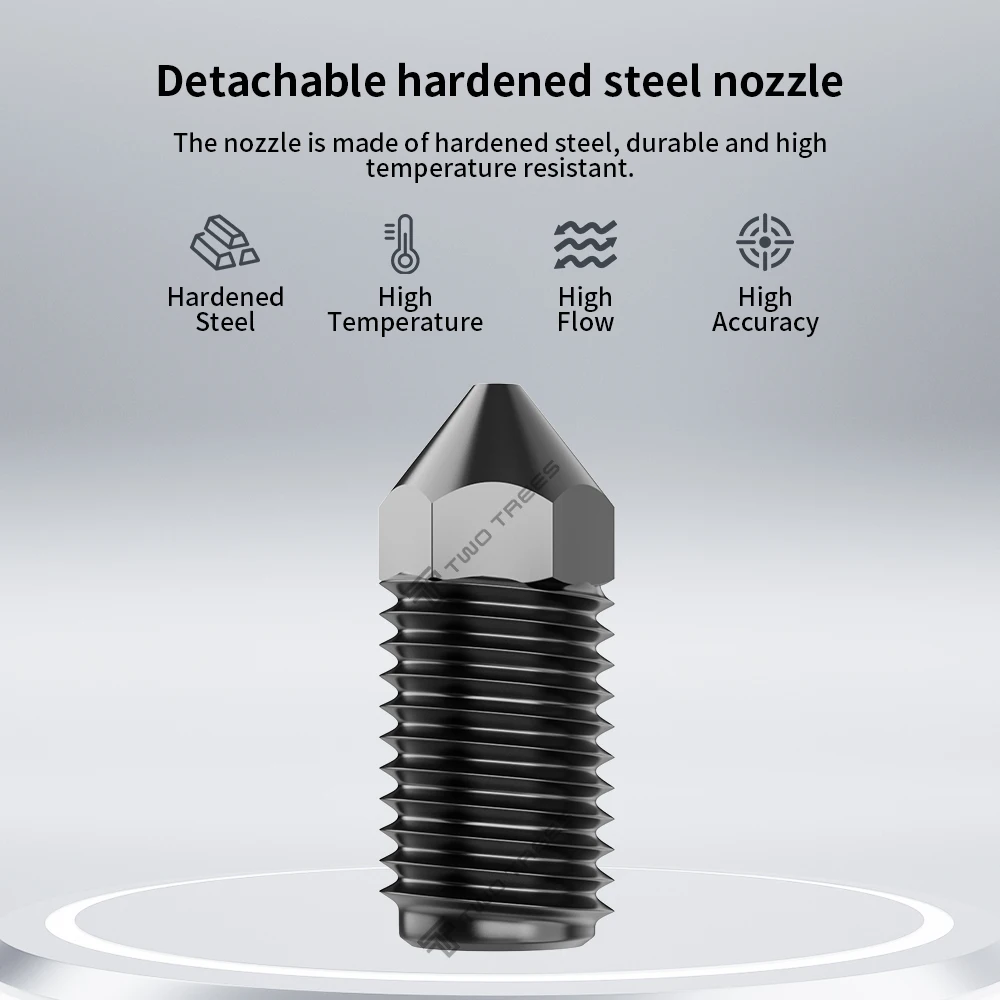 Hotend Kit For Bambu Lab A1/A1 Mini Fast Speed Hot End Assembly 0.2/0.4/0.6/0.8mm Hardened steel Nozzle 3D Printer Part