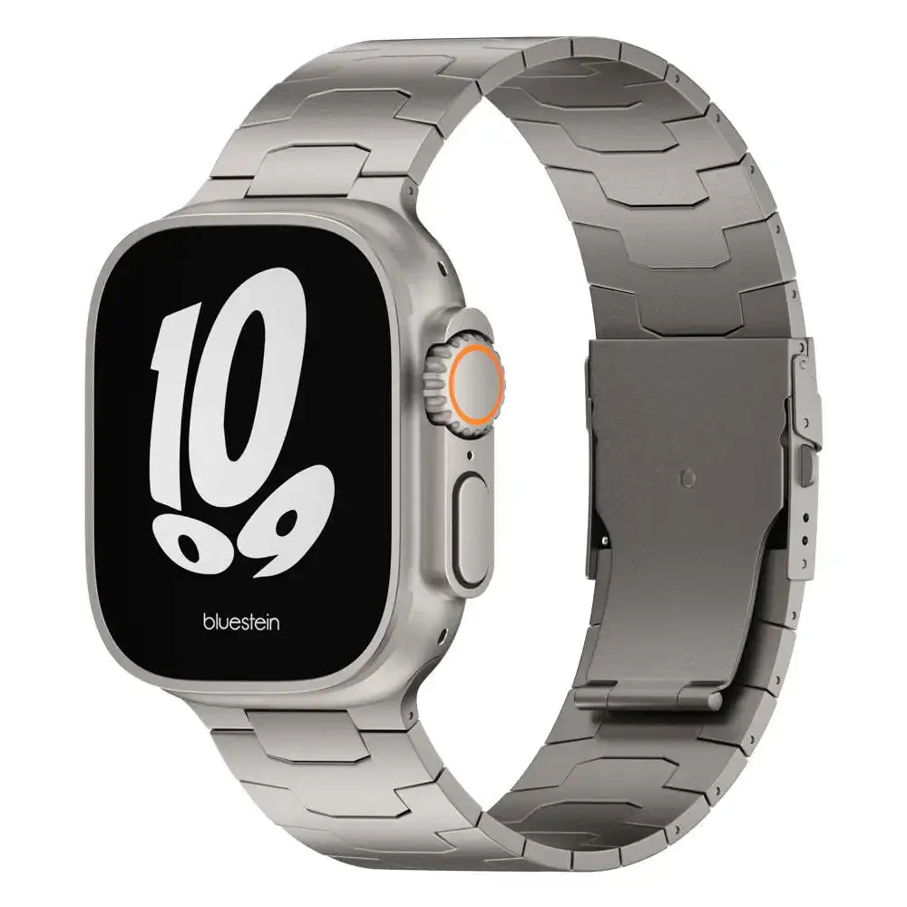 Suitable for Apple Watch Ultra 49 with a bandwidth of 26mm, featuring an Oracle safety buckle and titanium strap