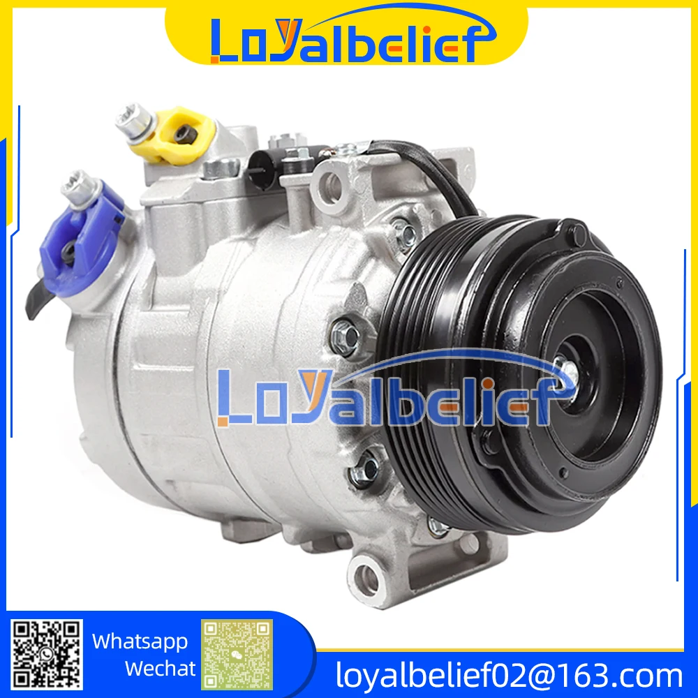 

7SBU16C Air AC Compressor W/ Clutch For BMW E38 E39 E46 64526910458 64528385919 64526911340 64528385715 64528391474 64526916232