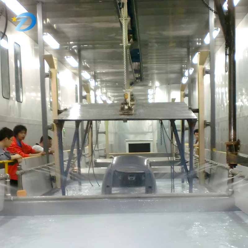 Macchina per la produzione di verniciatura automatizzata Macchina per il trattamento superficiale del telaio del triciclo Macchinari per il rivestimento dei metalli con rivestimento della vernice