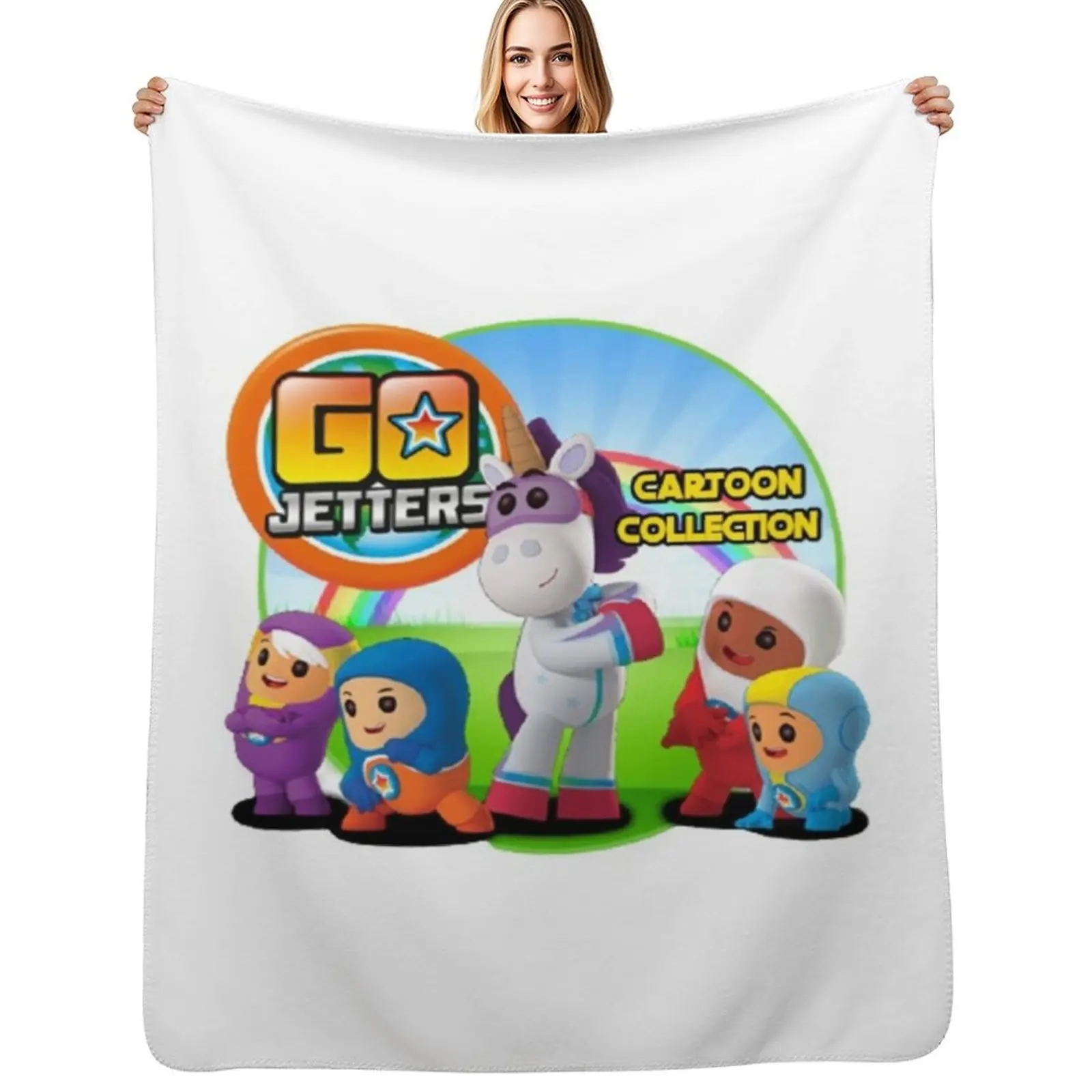 Go Jetters Throw Blanket Cozy Home Blanket Gift for Christmas Holiday