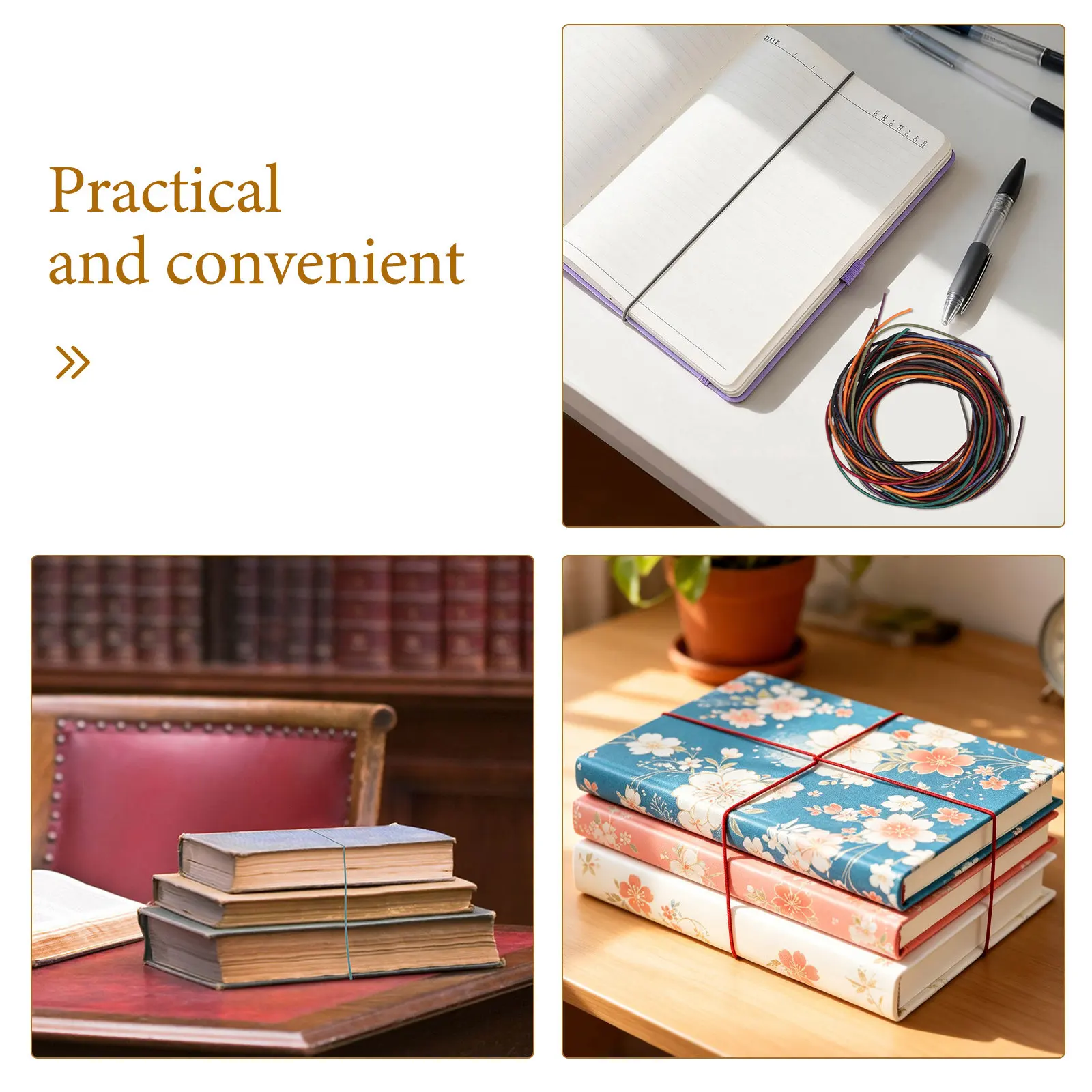 9Pcs Elastic Notebook Strap Nylon Bands for Journals Travel Planner Closure Stretchy Binding Organizer Notebook Bands