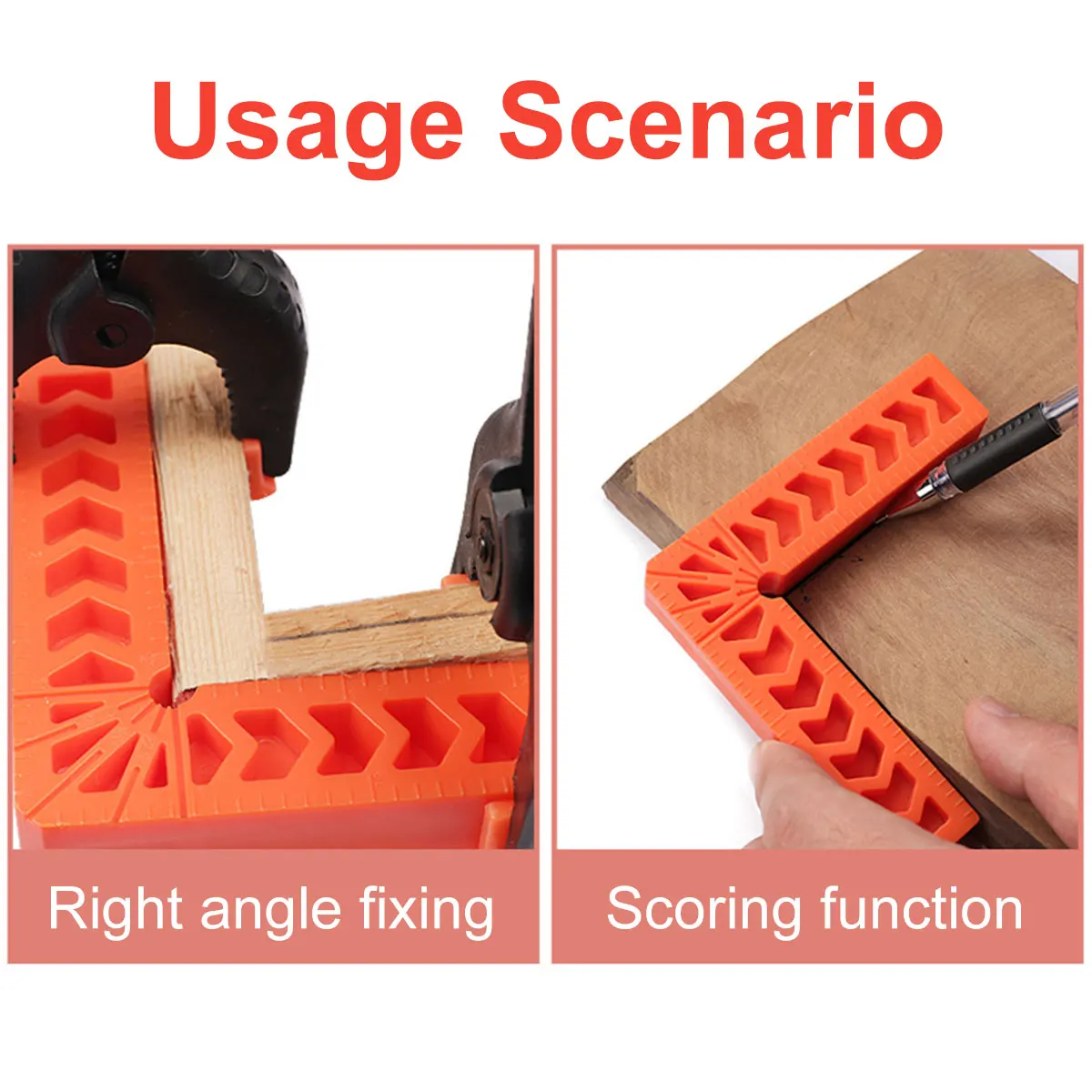 90 درجة تحديد المواقع المشابك المربعات الزاوية اليمنى كليب L-نوع الزاوية المشبك البلاستيك المحمولة النجارة نجار لقط أداة #4