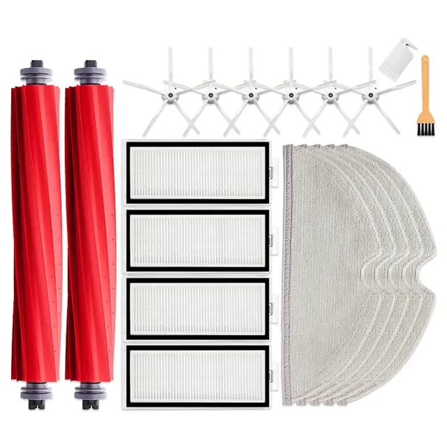 

New Main Brush Side Brush Mop cloths Hepa Filter for Xiaomi Roborock Q7 Max Max+ T8 Robot Vacuum Cleaner Spare Parts