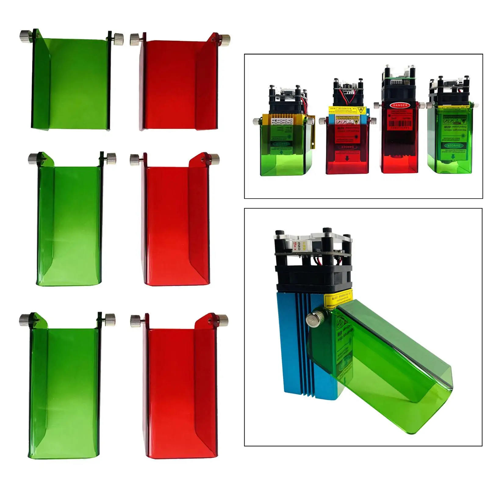 Óculos protetores para CNC Laser Engraving Machine, Módulo Laserhead