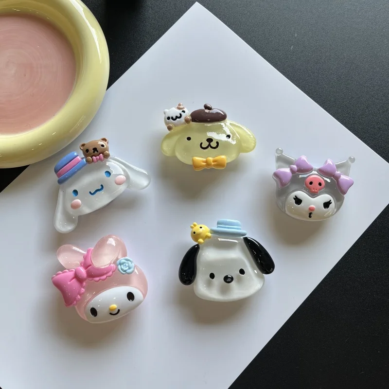 

Pochacco Pom Pom Purin Luminous Magnetic Holder Cute Cartoon Cinnamoroll Bracket for Phone Case, Supports Apple Samsung phones