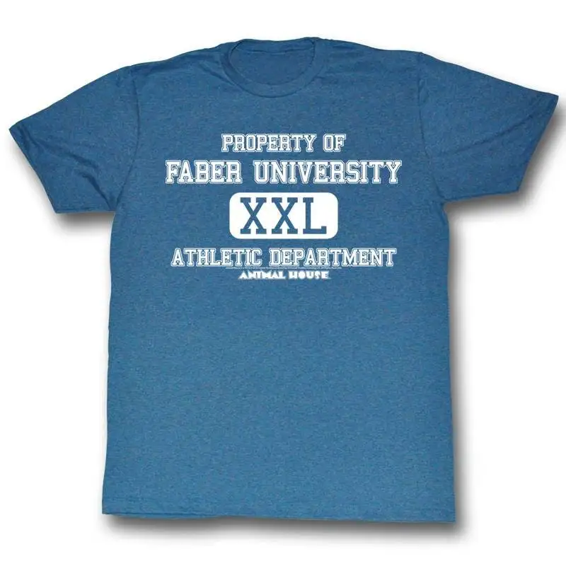 Animal House Athletic Department Blue Adult T Shirt