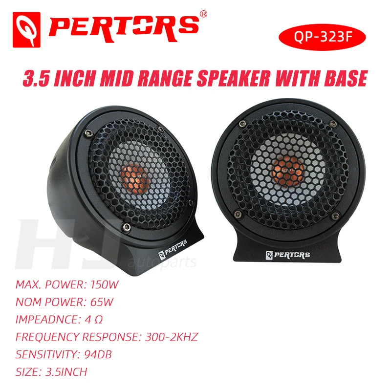 

2pcs Car Audio 3.5 Inch Control Instrument Panel Midrange Tweeter Speakers For Car 3.5'' Mid Ranger Treble Speaker With Base