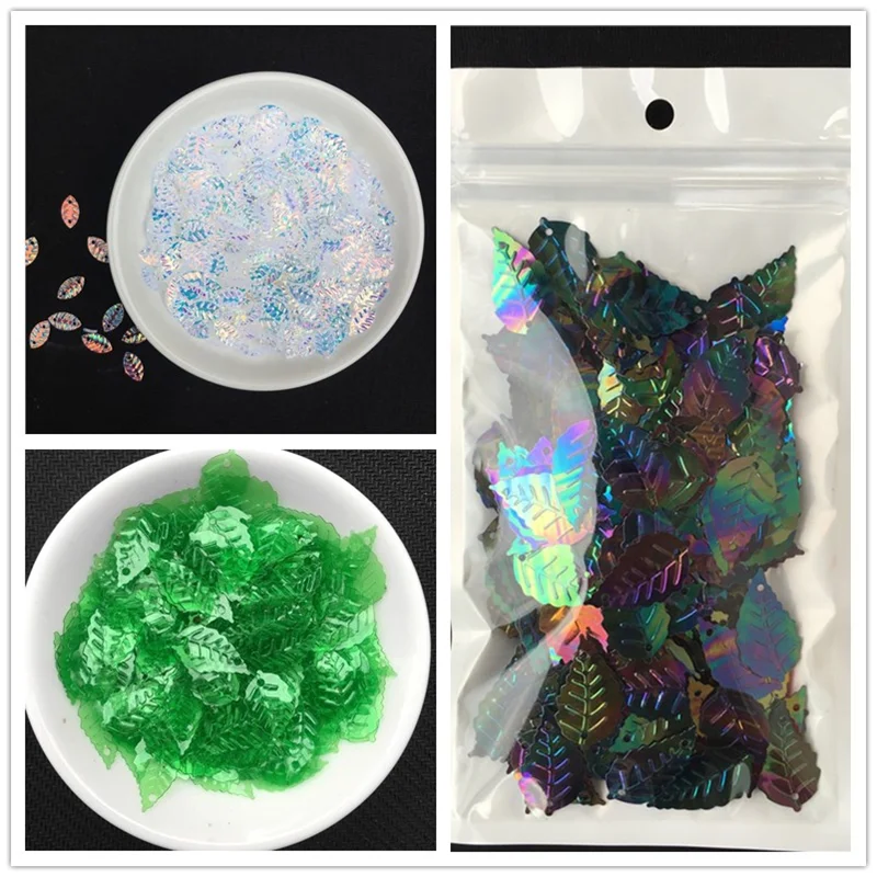 10g/200pcs/Bag More Size Transparent Sequins PVC/PET Paillettes Sewing Wedding Craft Sequin DIY Garment Lentejuelas Accessorise