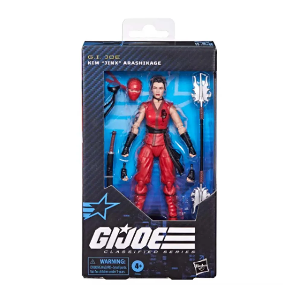 Original Hasbro Gi Joe Classified 124 Kim Jinx Arashikage Ninja Action Figure Model Toy Hobby Gift