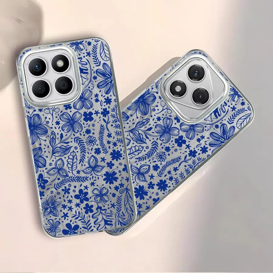 Чехол для Honor X8b X8c 400 Lite X7b X9a 200 Pro X9b X8a X9c, мягкий чехол, модный цветочный дизайн